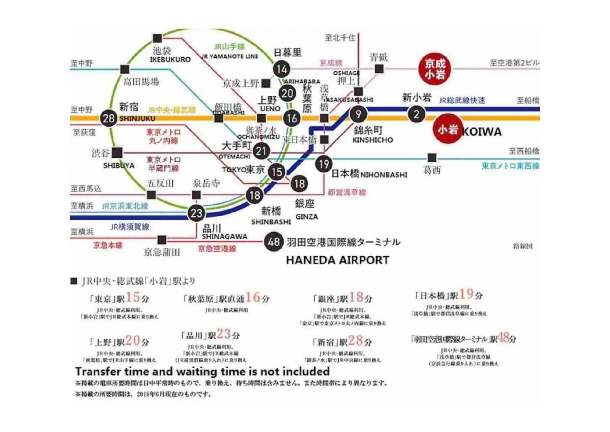 Jr 66Sqm 1F Family Suite 2Ldk Jr Koiwa-Keisei Koiwa-Asakusa-Oshiage-Shinjuku-Ueno 東京都 外观 照片